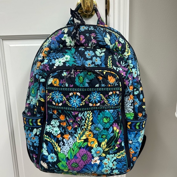 Vera Bradley Campus Tech Lap Top Travel Back Pack - Picture 2 of 12